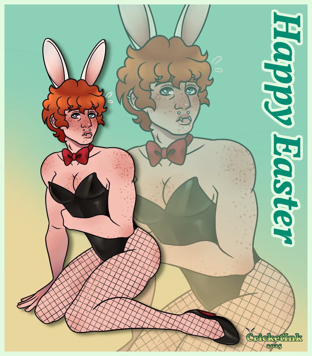 CricketInk_'s tweet photo. Happy Easter!! #codoc #originalcharacter https://t.co/OdabN4btJR