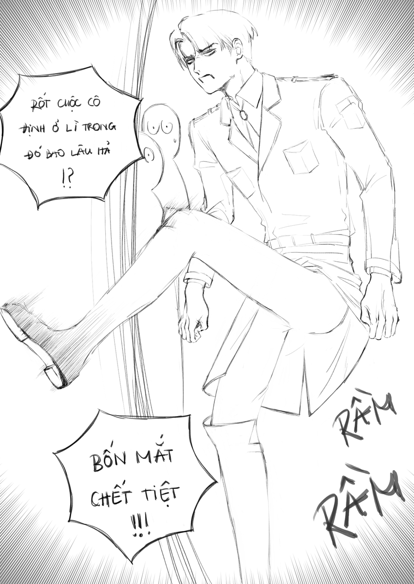 Goldfish2901's tweet photo. 1/2
không thể để Hanji một mình trong phòng quá lâu
 #リヴァハン #levihan https://t.co/ImGvAqkIlk