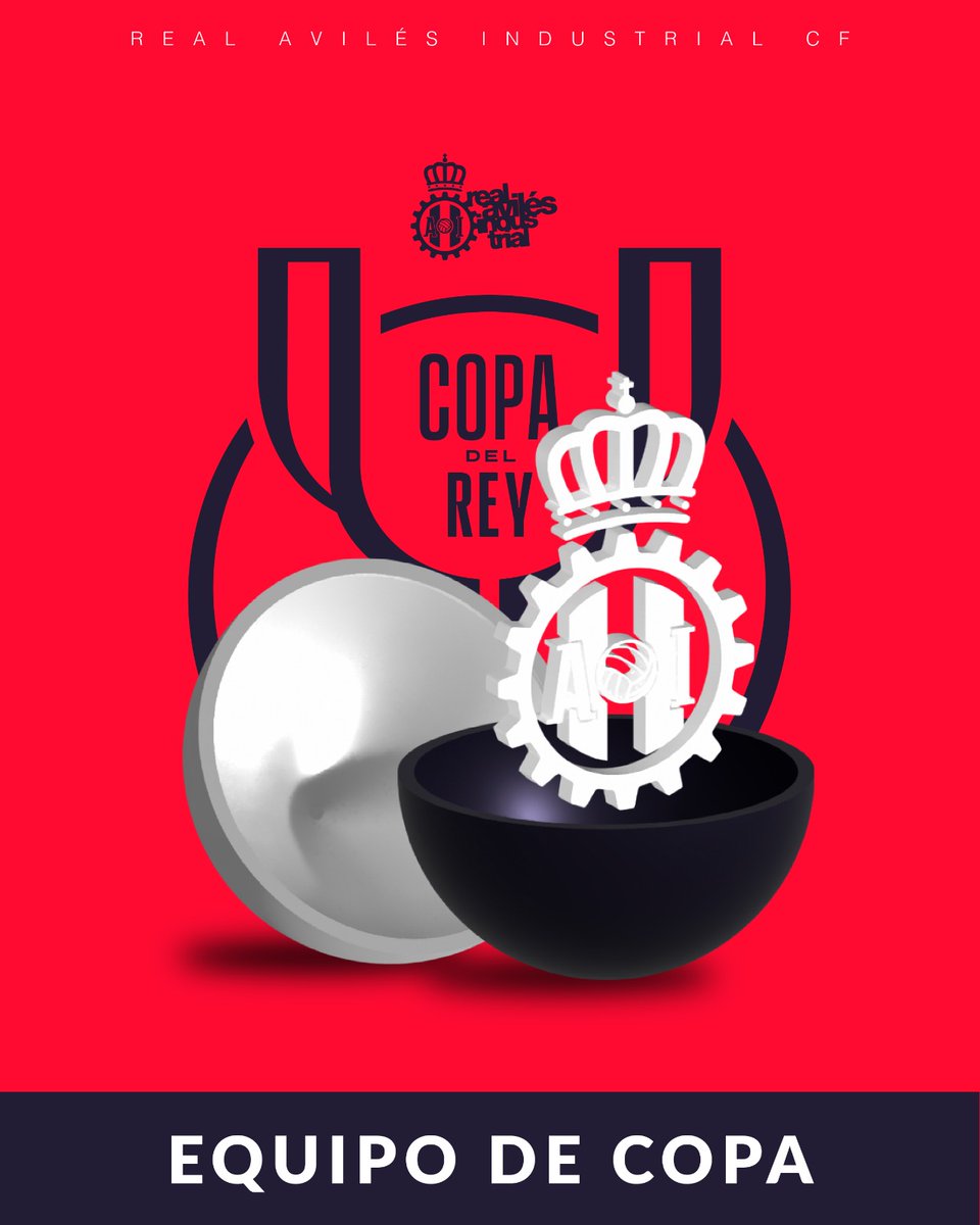 🏆 Copa del Rey 2025/26

✅ La próxima temporada estaremos presentes en esta maravillosa competición.

🔜 ¡Queremos más! ¡Todos juntos! 💪

#Eselmomento 🔥
#RealAvilésIndustrial 🔵⚪🔴