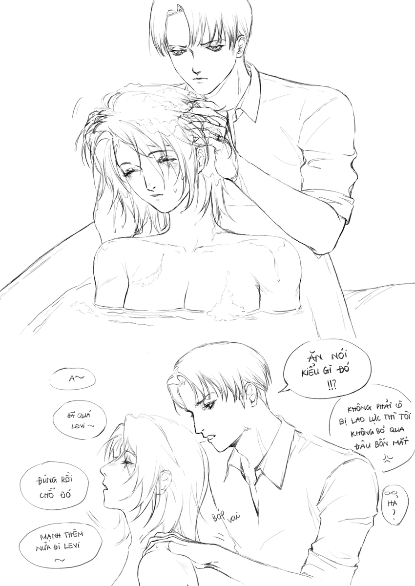 Goldfish2901's tweet photo. 1/2
không thể để Hanji một mình trong phòng quá lâu
 #リヴァハン #levihan https://t.co/ImGvAqkIlk
