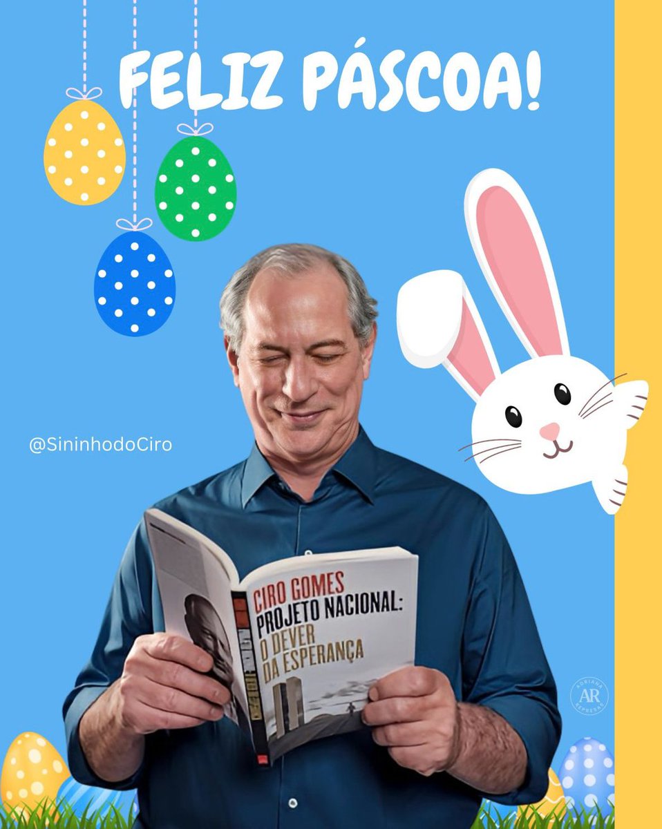 Nesta Páscoa, renovamos a esperança por um Brasil justo, soberano e desenvolvido. Que a ressurreição inspire a reconstrução de um país com projeto, coragem e amor pelo povo — como propõe o PND!