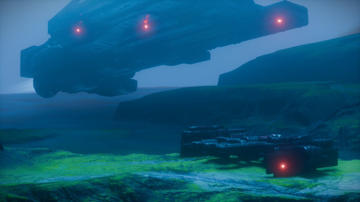 2 hour Challenge #7 
///  
#blender #3DCG #scifi #spaceship