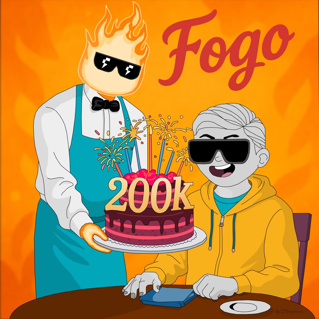 🔥 200,000 strong in Discord! 🔥  
Congratulations to  <a href="/FogoChain/">Fogo</a> and the entire community on this figure, I am glad to be part of this community, I think there is still a lot of interesting things ahead of us.