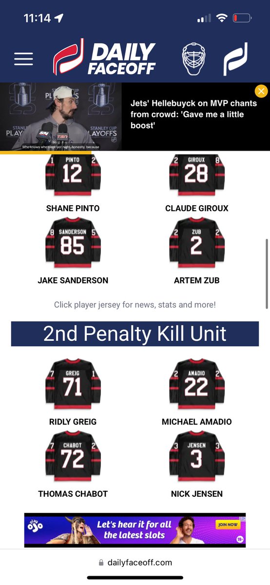 mitchellhickey's tweet photo. @Pat_F_11 @jkamckenzie What unit of the penalty kill is he on??? https://t.co/KCMt5wnFS5