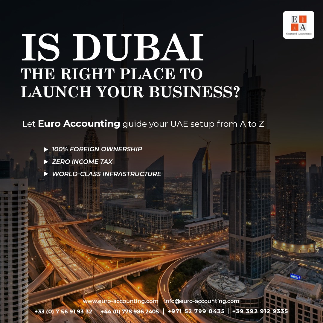 Euro Accounting Ltd (@euroaccounting) on Twitter photo Join for a free consultation
lnkd.in/ey7nhxFE
📞 Contact us for more info:
☎️ Dubai:+971 52 799 8435
☎️ Italy:+39 392 912 9335
📧 Email: info@euro-accounting.com
🌐 Website: euro-accounting.com
#BusinessInDubai #UAECompanyFormation #EuroAccounting Join for a free consultation
lnkd.in/ey7nhxFE
📞 Contact us for more info:
☎️ Dubai:+971 52 799 8435
☎️ Italy:+39 392 912 9335
📧 Email: info@euro-accounting.com
🌐 Website: euro-accounting.com
#BusinessInDubai #UAECompanyFormation #EuroAccounting