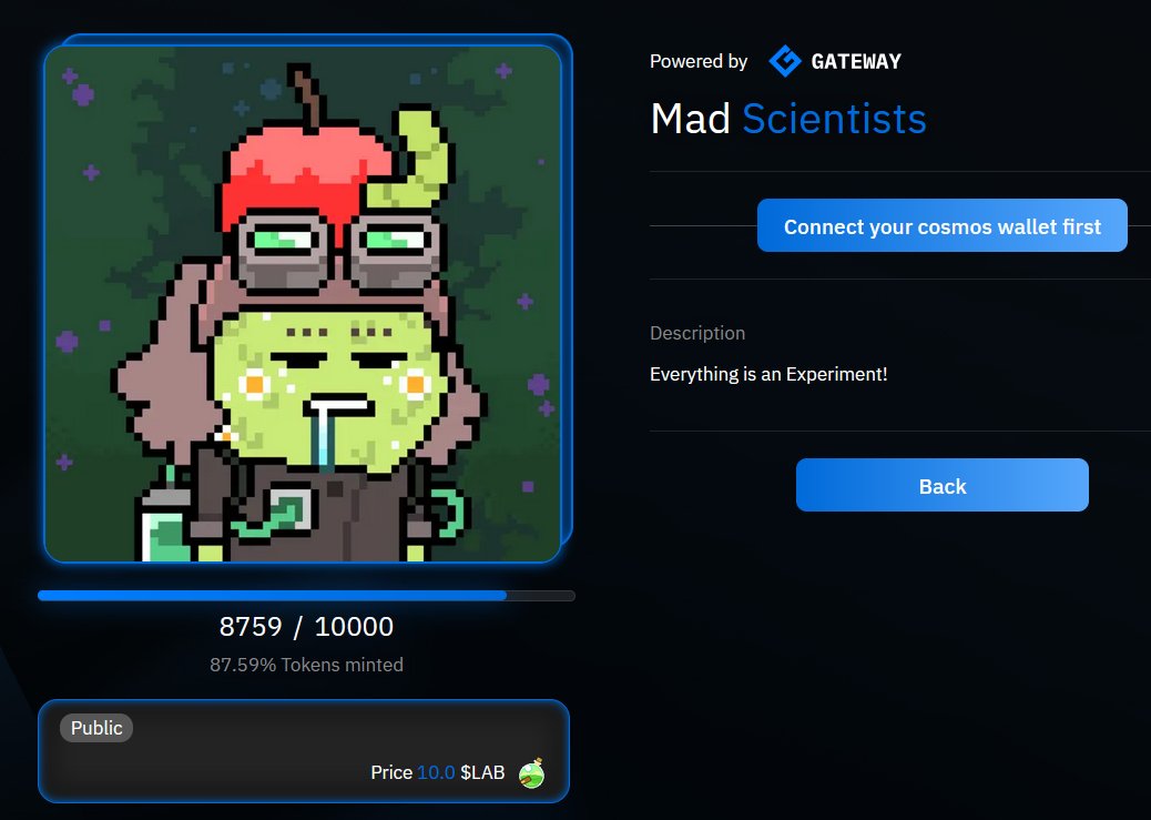 P1Multiply's tweet image. it would be super dooper cool if we could reach 88% loving the number! we are nearly there! @madscientists_x 8,759 minted, i guess so another 41 to go! not far at all! i believe may be some @ClubMadApe still there too! lets go bananas! 🍌💥🐒