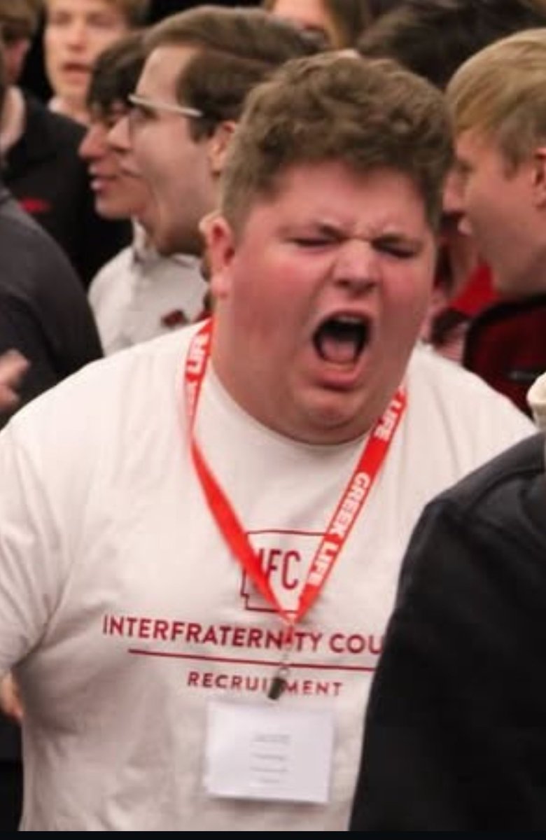 uncgamechanger's tweet photo. Hate to self dox but throwback to rush. Guess which fraternity I went. https://t.co/n5vsyggoCR