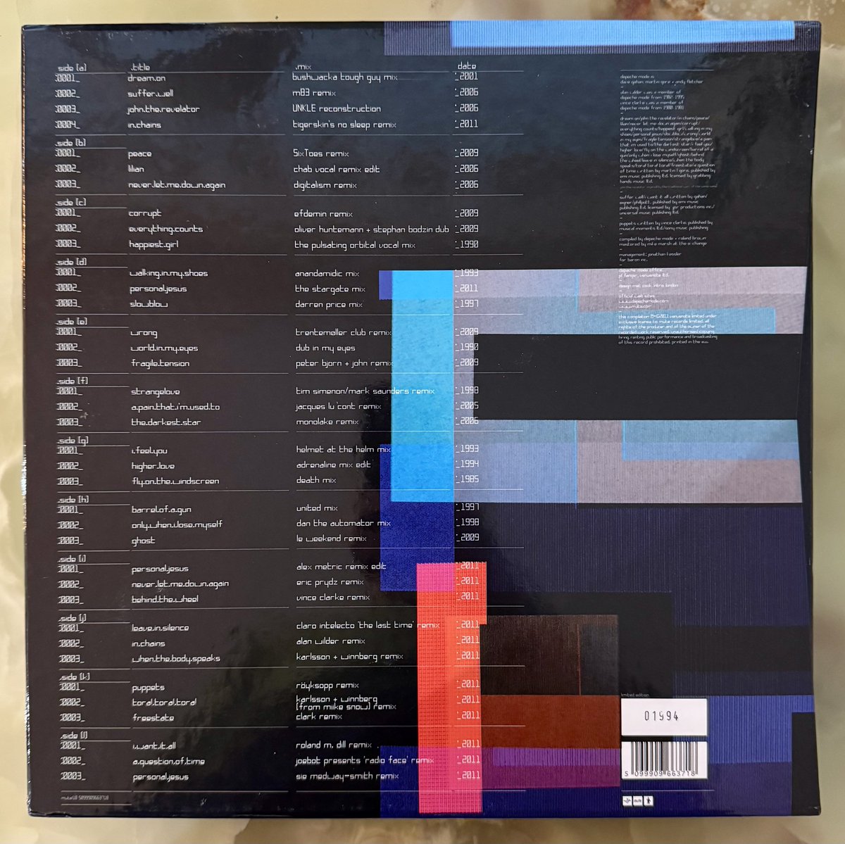 jussiertio's tweet image. Depeche Mode – Remixes 2: 81-11

(2011 Europe)

#vinylrecords #boxset