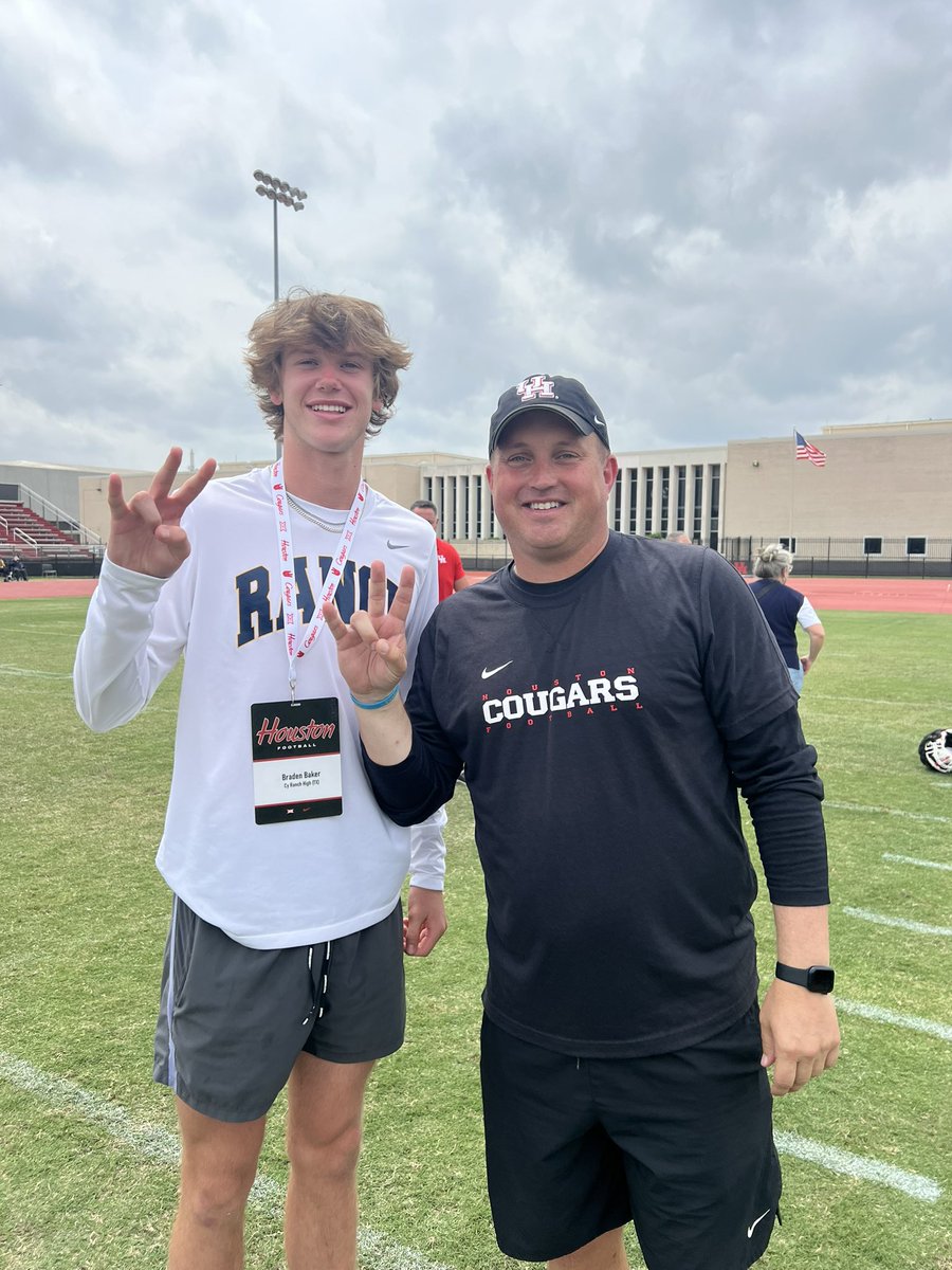 Braden Baker (@bradenbaker_10) on Twitter photo Enjoyed my time at <a href="/UHCougarFB/">Houston Football</a> spring game!! <a href="/CoachShawnBell/">Shawn Bell</a> <a href="/JayGirdner/">Jay Girdner</a> <a href="/Casey_Smithson/">Casey Smithson</a> Enjoyed my time at <a href="/UHCougarFB/">Houston Football</a> spring game!! <a href="/CoachShawnBell/">Shawn Bell</a> <a href="/JayGirdner/">Jay Girdner</a> <a href="/Casey_Smithson/">Casey Smithson</a>