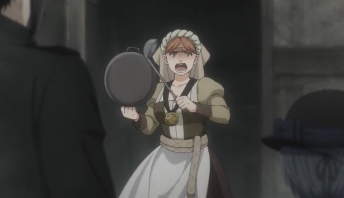 MadeleineNoire's tweet photo. #BlackButler features? In German?! It’s more likely than you think… 🤩💚 Honored to join the #EmeraldWitch arc as a screaming maid, some playful boys, and superstitious, angry villagers! 💚🤩 https://t.co/xIH7EQVZiW