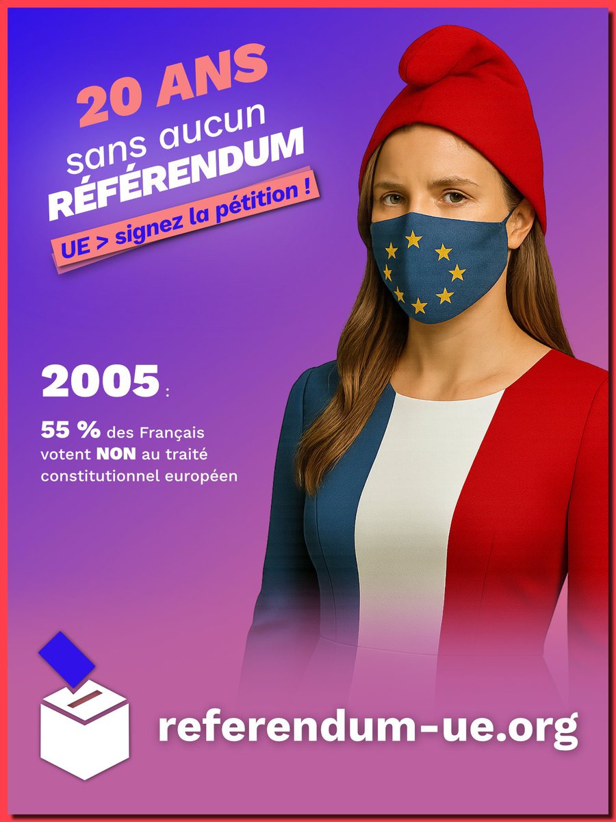 Pétition 🇫🇷⚡️ 🇪🇺 #RefUE2005 tweet media