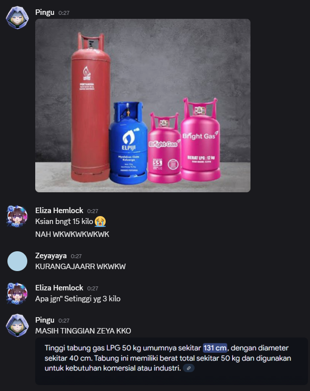 zeyahaize's tweet photo. Zeya vs Tabung Gas?
Zeya win 😎🔥

Punya temen asbun bgt, lengah dikit terbuli😔 https://t.co/ejF6N7m28X