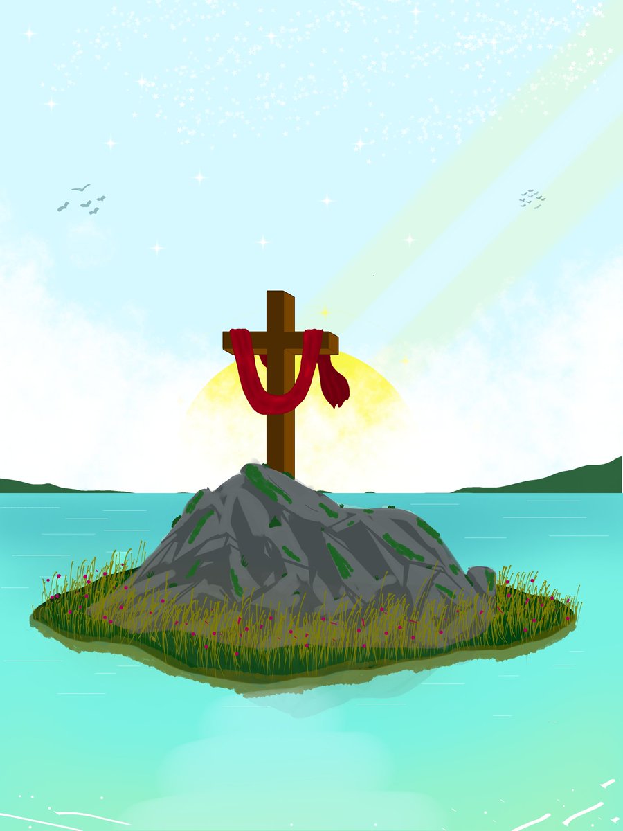 Dolxzi's tweet photo. Happy Easter, Everyone!!! 
May the lord, Jesus bless you and keep you safe. Amen.
He Is Risen!
.
.
.
.
.
.
.
.
#happyeaster #happyeaster🐰 #happyeaster🐣 #happyeaster❤️ #easter #eastersunday #easterart #happyeasterart #illustration #digitalart #digitalartist https://t.co/a5ODMNMlSP