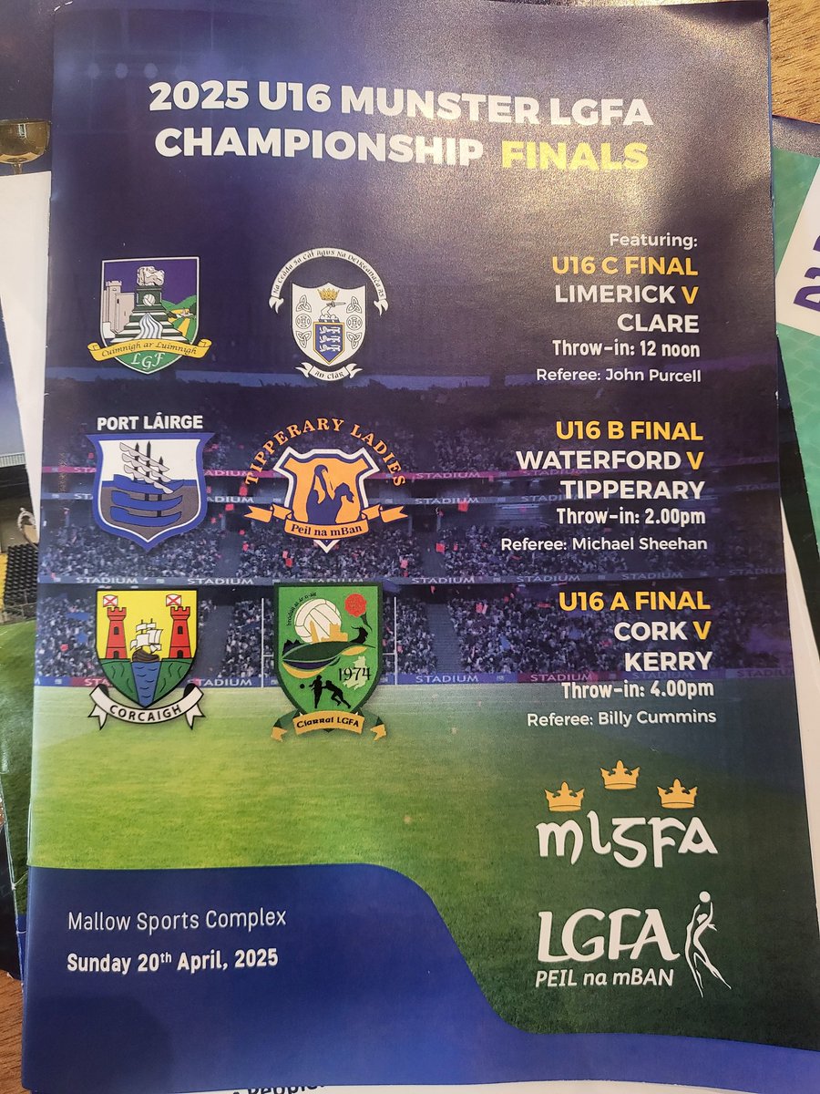 3 lines ran today for <a href="/MunsterLGFA/">Munster LGFA</a> . Last game went to extra time. My Easter Eggs will be well deserved tonight!! #lovewhatyoudo #lgfa