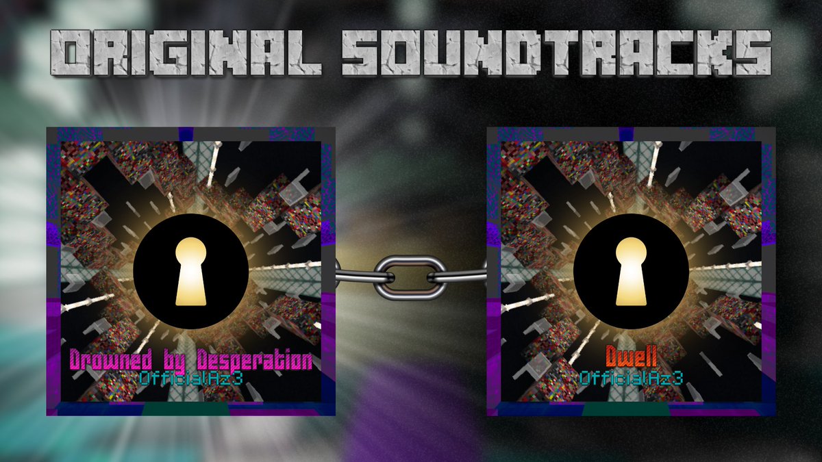 OfficialAz3_m's tweet image. In addition to the music for "Locked Rhapsody", 2 new Original Soundtracks will be available to listen on streaming platforms, after the release of the map, sometime soon...

"Drowned by Desperation"
"Dwell"

#Minecraft #MinecraftMaps