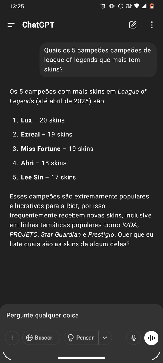 eiraphaell's tweet photo. Os 5 campeões com mais skins do LoL
Qualquer outra dúvida me avisem que eu sei responder 😎
@baianolol1 @ilhadaslendas https://t.co/V00e2tiMeI