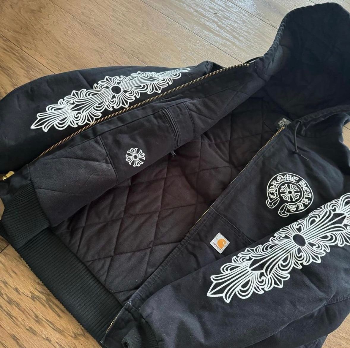 hrdevrythng's tweet image. Chrome Hearts x Carhartt
