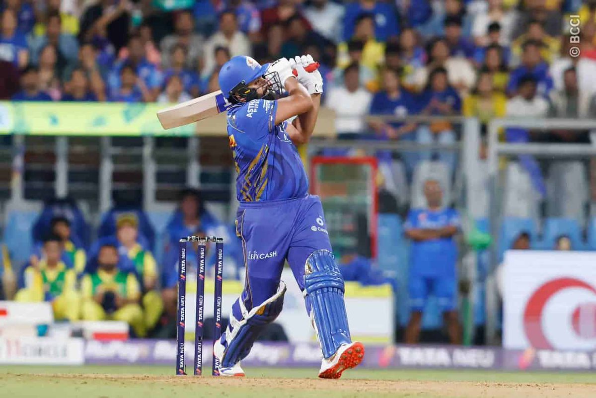 Outside_edge01's tweet photo. When the stakes were high, Rohit stood taller than ever—guiding his team home with ice in his veins and fire in his bat.
Captain. Leader. Legend.
What a knock, what a player!
#RohitSharma #Hitman #MIvsCSK #LegendInBlue #IPL2025 https://t.co/lz87IsGZ8p