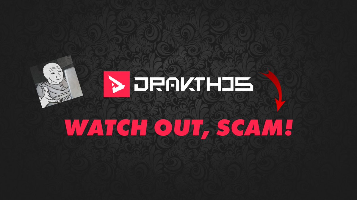 I came across a scam today - @GameDrakthos and other drakthos-related titles.

The idea is that a project co-founder writes to you and offers to work for them.

I've been offered the role of Discord moderator

but I decided to analyze all their social media and do a thorough
