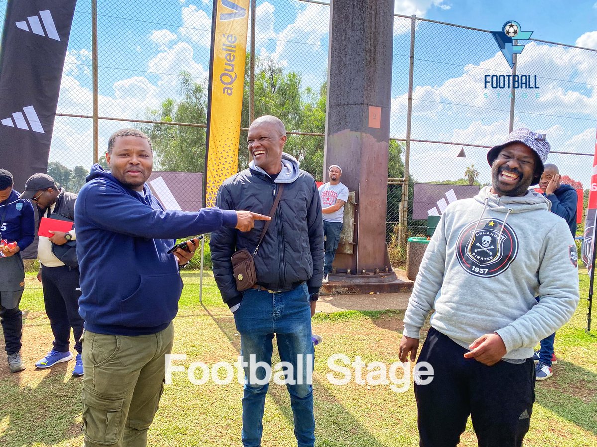 2025 Pirates Cup Day 3

AmaZulu Public Relations Officer Philani Ndlela, NWU Soccer Institute Head Coach Nkululeko Malgas and Master Photographer Sydney ‘Fish’ Mahlangu all at the Pirates Cup having a good time.