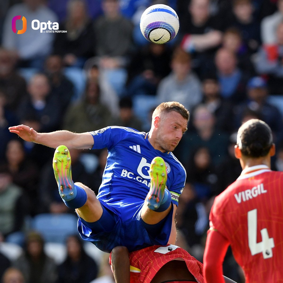 OptaJoe's tweet photo. 9 - Leicester have become the first team in top-flight history to go nine consecutive home league games without scoring. Shy. https://t.co/jkuJjn85Rh