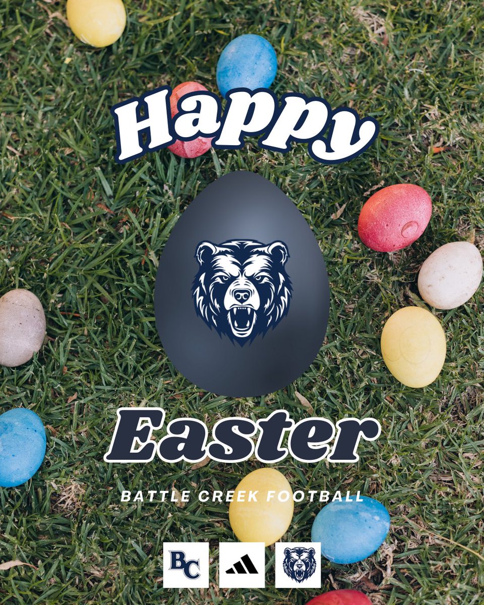 Happy Easter from Battle Creek Football ⛪️🐣🐰

GO GRIZZLIES

📸<a href="/1ejphotosyt/">Evan Jones</a> 

#APEXMENTALITY
#OwnTheDATE
#ItAintEasyBeingAGrizzly
#TraditionStartsWithMe