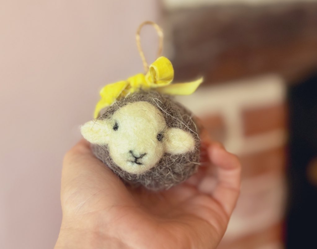 Hey #shopindie 

Are you looking for a special gift? We’ve made some Handmade Herdwick baubles, £15 each - they all have their own unique expressions &amp; are sculpted using the fleece from our rescue sheep: minimotleysanctuary.etsy.com 🐏

Every purchase helps our animal sanctuary!