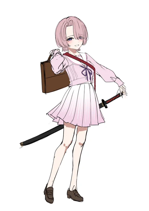 セーラー×刀な麻央のラフ 