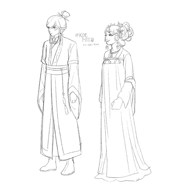 qi yan and jingnu studies cuz im boutta go ham on drawing these two
#jwwj #jwqs #qijing 