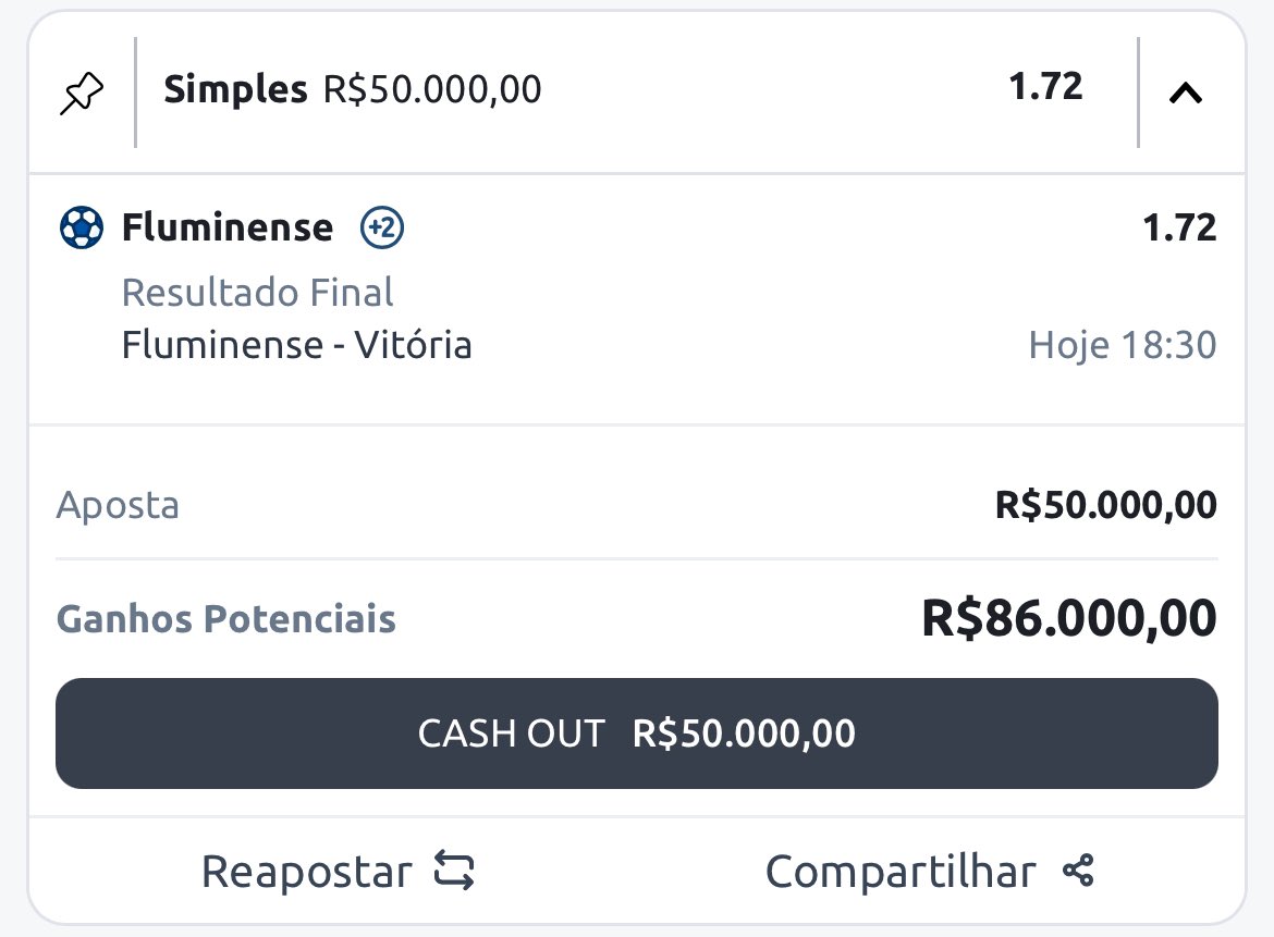 se o fluminense ganhar hoje vou mandar 50 reais pra todo mundo que curtir esse post ❤️💚🇭🇺