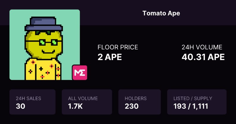 Tomato🍅 On Ape tweet media