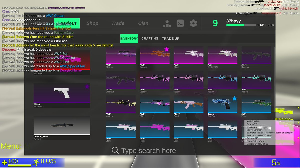 dumyvr's tweet photo. It's my bday today :D anyways here's a game I play on Roblox I got some cool skins!!! #combatsurf https://t.co/PcaAAuGmZM