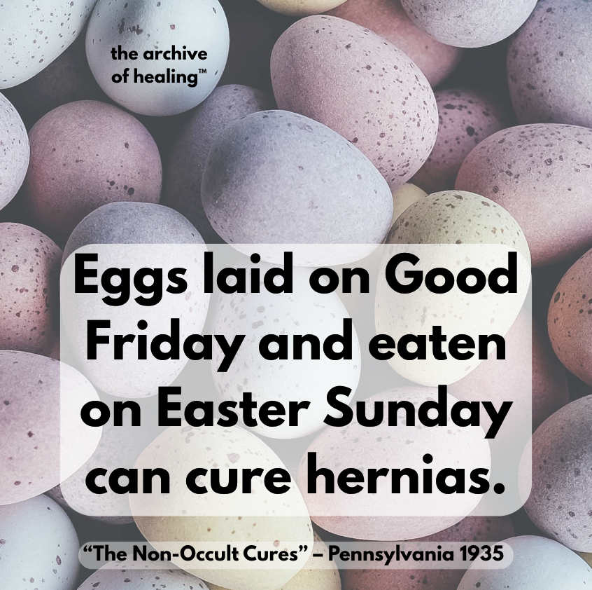 ArchiveHealing's tweet photo. i mean, with the price of eggs these days, those easter eggs have to be more than just decorative 🪺 

Register at https://t.co/6Pe5EsQ5Cw for more. ⁠
⁠
#medicalhumanities #medicalanthropology #health #healing #publicarchive #wellness #medicine #Easter #eggs #sunday #hernia https://t.co/y0S9LENoYp