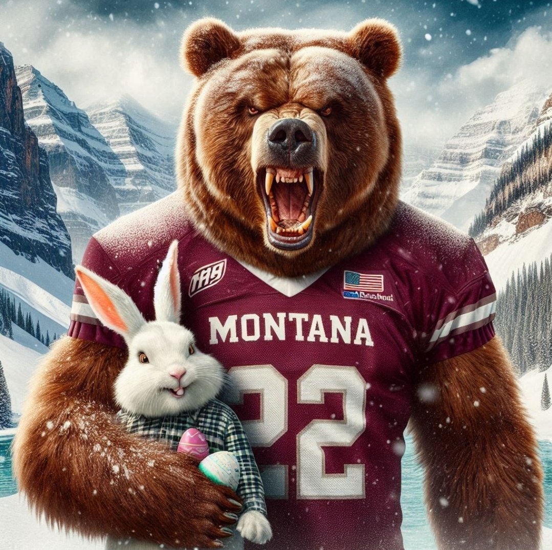 HAPPY EASTER GRIZ NATION! GO GRIZ!!!!
#GoGriz #WeAreMontana #UpWithMontana