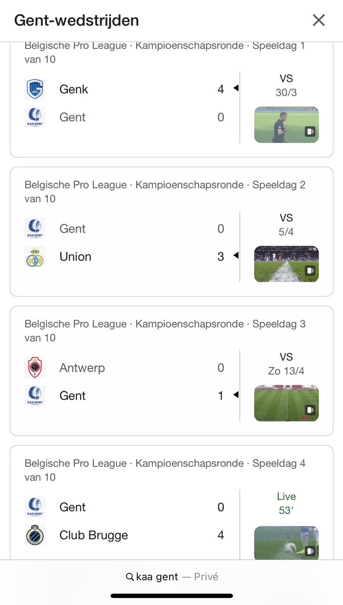 ssc_0000's tweet photo. POV: Je speelt in PO1 met het slechtste Gent in 5 jaar. 1 goal voor, 11 tegen.🥲 #gntclu https://t.co/HKnP0fnb7q