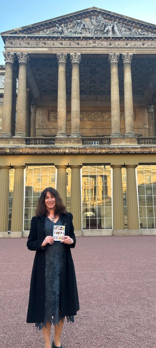 HilariousHebrew's tweet photo. Invited to Buckingham Palace?
Of course, one must bring the essentials:  
A classy dress, polished shoes… and a copy of 
Hilarious Hebrew 👑📘😄 https://t.co/5MrtPqhc78