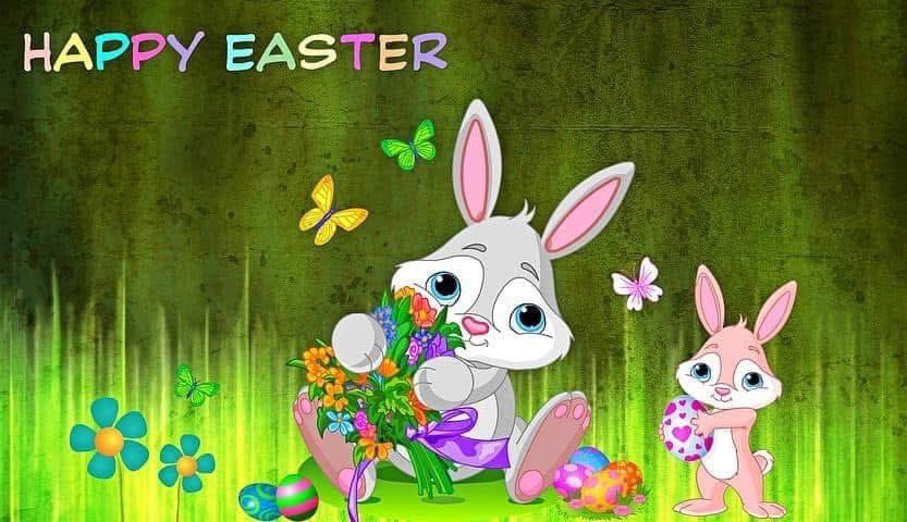 Happy Easter everyone!  Good luck finding the golden egg.  God bless you all.