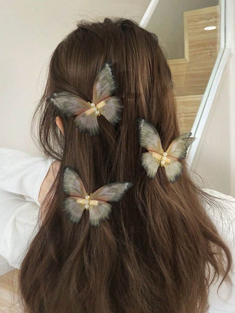 heart_jpg's tweet image. butterfly hair clips