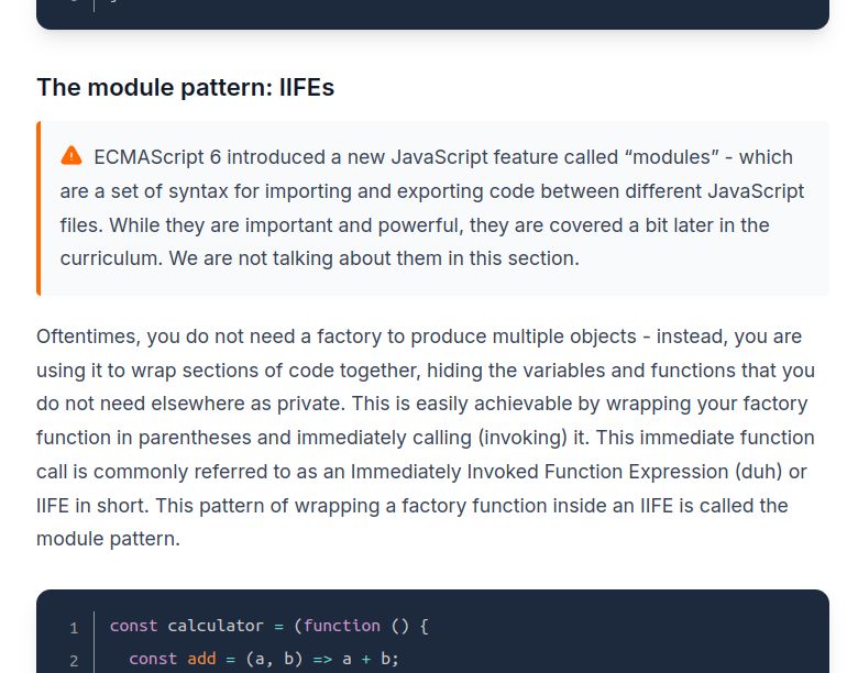 ZaidBadgujar's tweet photo. 🔴 Day 6 #100daysofcode
Things learnt Today 👩💻
-Prototypal Inheritance With Facatories
-IIFES in JS
#odinproject #webdevelopment https://t.co/6nQSzsElJm