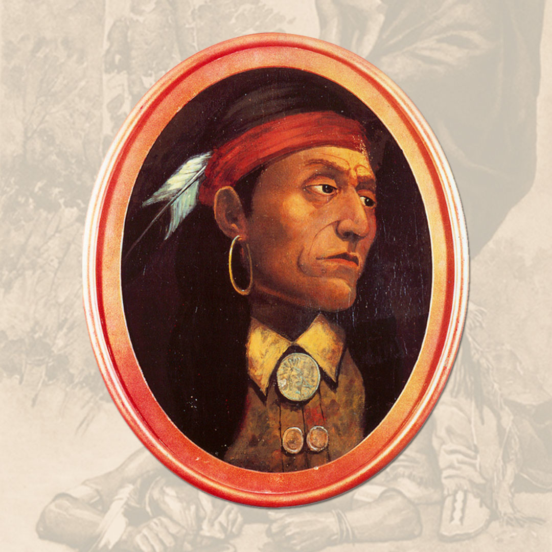 ALPLM's tweet image. #OnThisDay in 1769, Ottawa War Chief Pontiac was killed in Cahokia, IL. He united 18 tribes to fight British expansion in Pontiac’s War. Though he later signed a peace treaty, mistrust among Native groups led to his death. His legacy endures. #ILHistory #NativeHistory #ALPLM