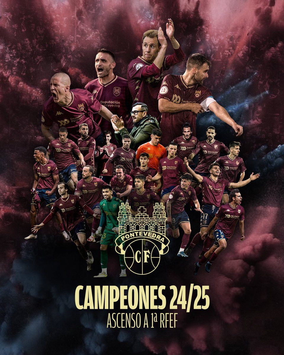 Pontevedra CF 🦴 (@pontevedracfsad) on Twitter photo CAAAAAMPIOOOOOOOOOONS 🏆🏟️
Ya estamos aquí, <a href="/Primera_RFEF/">Primera Federación Versus e-Learning</a> 👋
#PasaronÉDePrimeira ♥️ CAAAAAMPIOOOOOOOOOONS 🏆🏟️
Ya estamos aquí, <a href="/Primera_RFEF/">Primera Federación Versus e-Learning</a> 👋
#PasaronÉDePrimeira ♥️