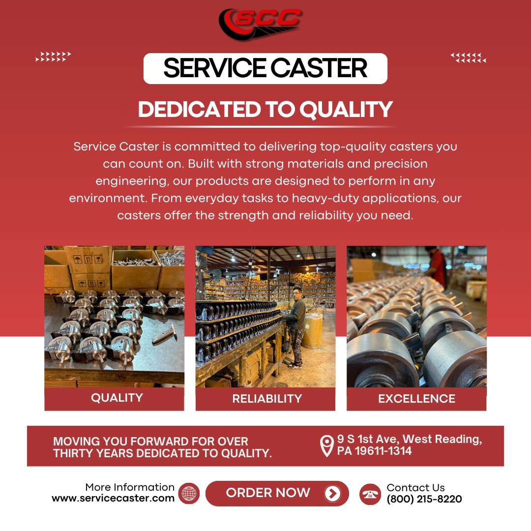 SERVICECASTER's tweet image. Dedicated to quality in every roll. 🔧 At Service Caster, excellence comes standard. #BuiltForPerformance #ServiceCaster