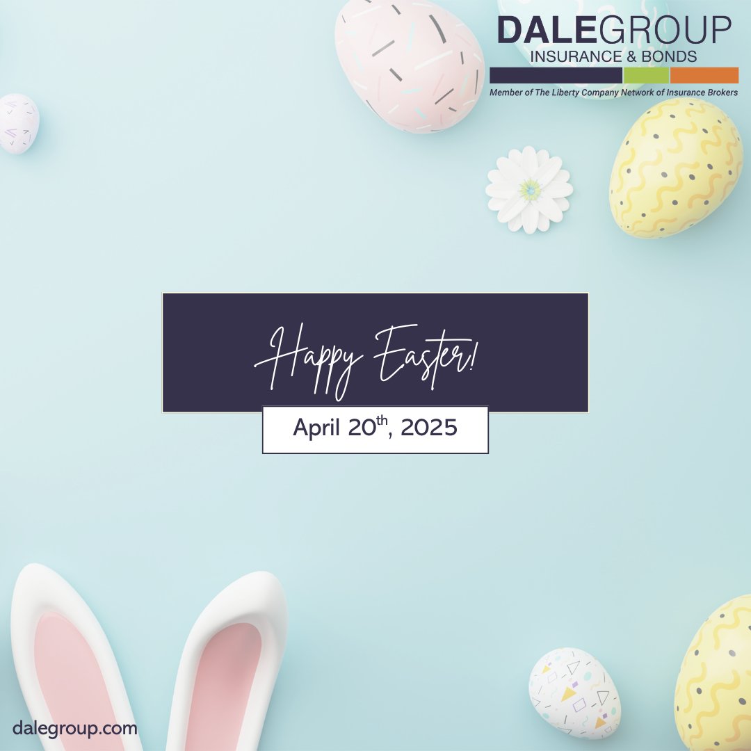 Wishing You a Joyful Easter 🌸

As we welcome the season of renewal, we’re reminded of the importance of hope, connection, and community. From all of us at Dale Group, Happy Easter to you and your loved ones.

#DaleGroup #LibertyPartner #Easter2025 #SeasonOfHope #CommunityFirst