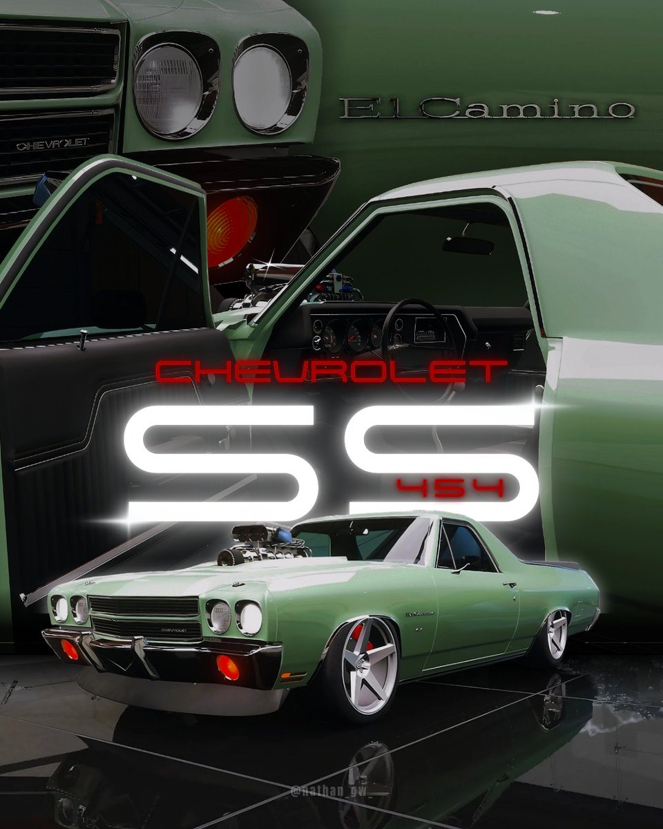nathan_gw_'s tweet photo. Chevrolet El Camino SS 454 🇺🇸

By: @nathan_gw_

#chevrolet #elcamino #ss #car #design #graphicdesign #posterdesign #poster #canva #canvadesign #customposter #carposter https://t.co/Opsu33INFJ