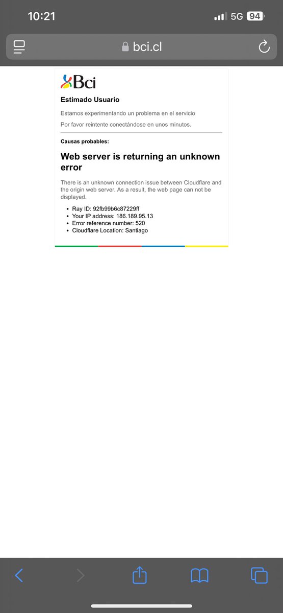SebaQueirolo's tweet photo. @BancoBci buenos días, que pasa con la app y el sitio web del banco? https://t.co/muz1hIEOcs