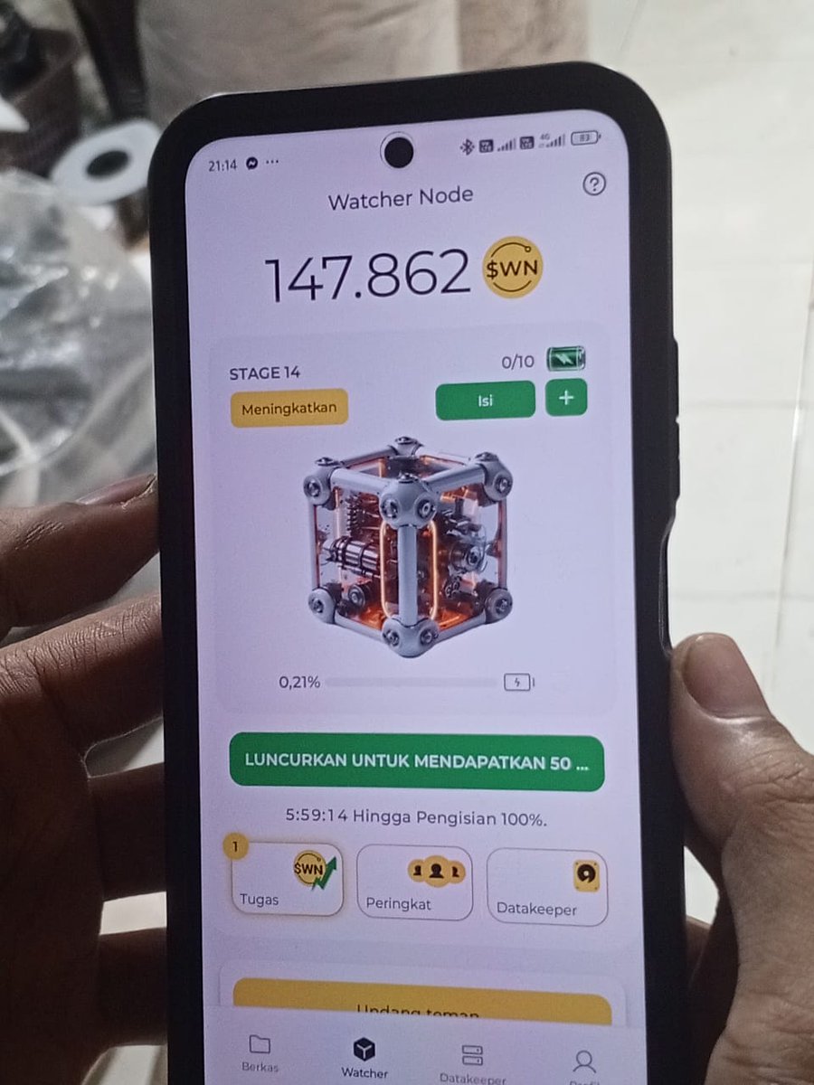 Launching watcher node to secure  <a href="/DeNetPro/">DeNet</a> storage Network live from tanggerang Indonesia #WatchersEverywhere