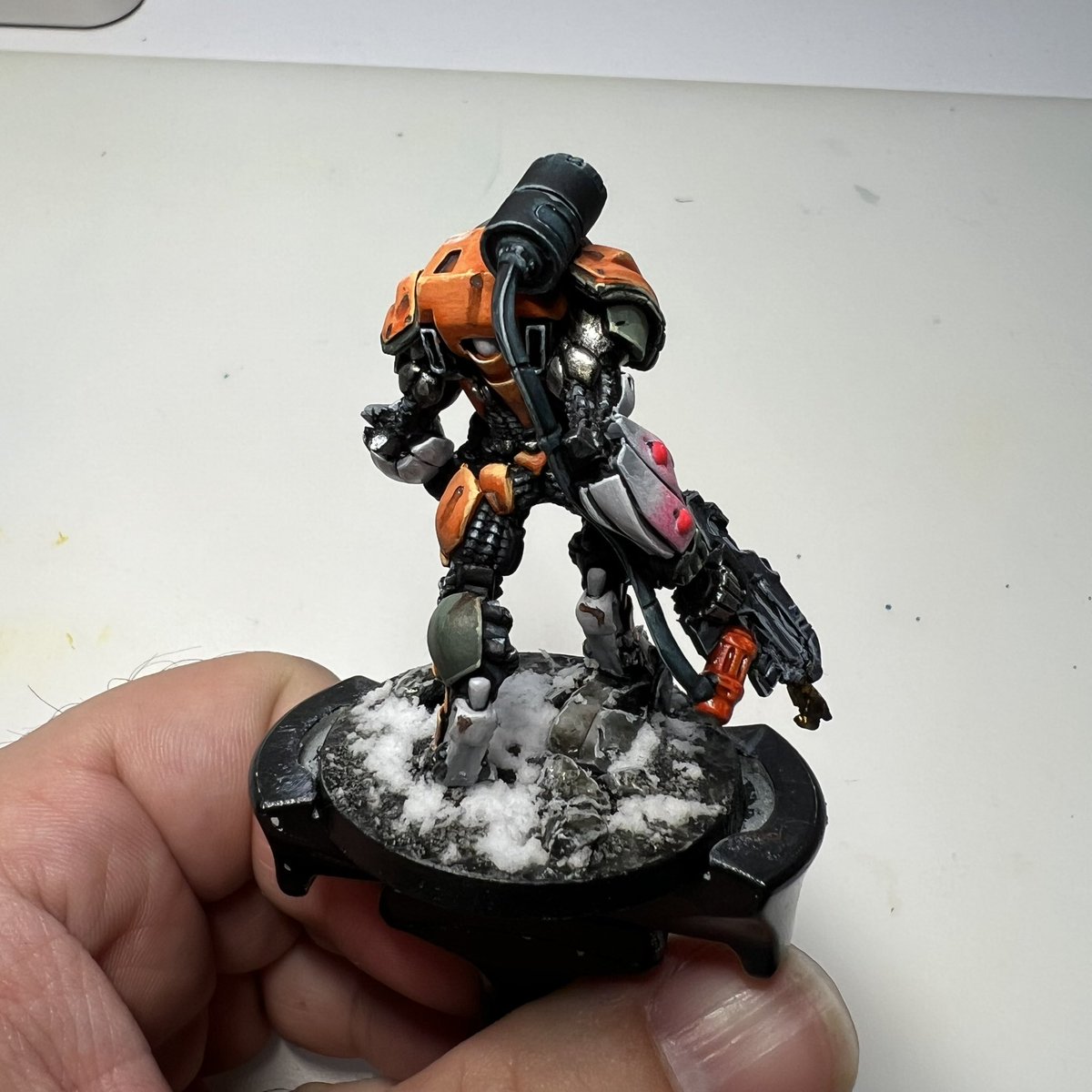 Almost finished with the Blue Wolf Mongol Cavalry, I’ll surely add more details <a href="/InfinityTheGame/">Infinity universe</a> #InfinityTheGame