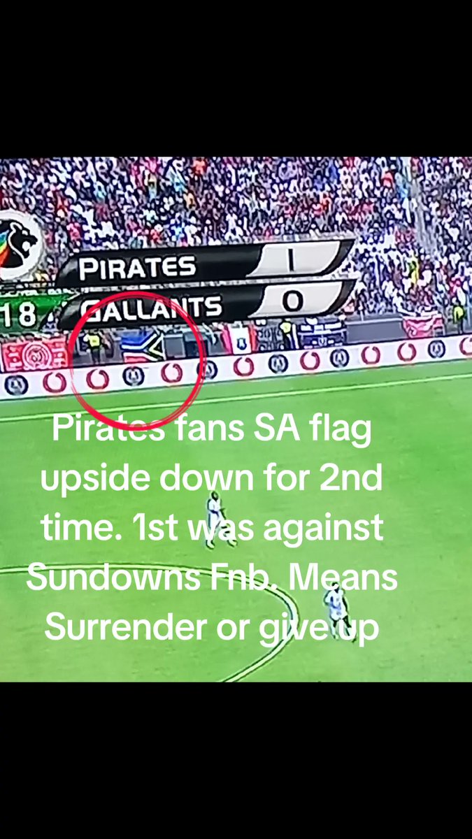 sbudrunner's tweet photo. @SSFootball @SuperSportTV Not the 1ast time I be noticed this. Even on FNB stadium Pirates beating Sundowns 2-1. https://t.co/F3q3xk3ry9