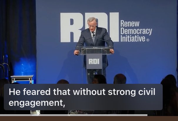 Democracy does not die from a single blow. It erodes through a thousand missed chances to stand up. 
#America #vision

Admiral McCraven keynote - 
substack.com/@thecerfreport…