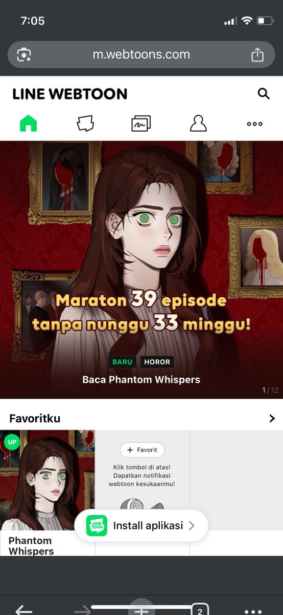 kmk_054's tweet photo. Halo!
<Phantom Whispers> sekarang diserialkan di Indonesia!
Terima kasih banyak! 🥰

https://t.co/M8RqtlOhfP

인도네시아에서 유령의 노래가 오늘부터 연재 시작하게 되었습니다-!:-D https://t.co/y0H3Kyffkl